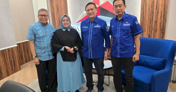 Temui Alfian Mallarangeng, Demokrat Berikut Sinyal Usung Duet Erat-RSA di Pilwalkot Parepare