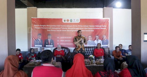 Sekda Takalar Hadiri Kegiatan Bakti Sosial IKA UNHAS