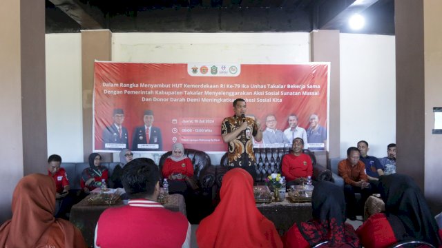 Sekda Takalar Hadiri Kegiatan Bakti Sosial IKA UNHAS