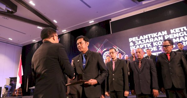 Firman Pagarra Resmi Dikukuhkan Sebagai Ketua IKAPTK Kota Makassar Periode 2024-2029