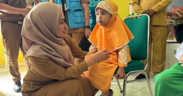 Pekan Imunisasi Nasional Polio di Luwu Utara Lampaui Target 