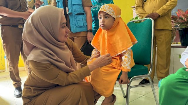 Pekan Imunisasi Nasional Polio di Luwu Utara Lampaui Target 