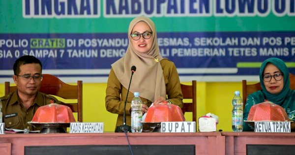 569 Petugas Kesehatan Luwu Utara Dilibatkan Pada Pekan Imunisasi Nasional Polio