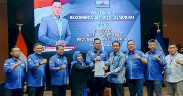 Demokrat Resmi Usung Erat-RSA di Pilwalkot Parepare