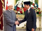 Presiden Jokowi dan Grand Syekh Al-Azhar Serukan Persatuan untuk Perdamaian Gaza