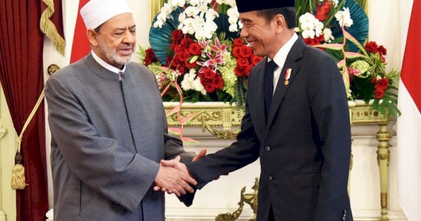 Presiden Jokowi dan Grand Syekh Al-Azhar Serukan Persatuan untuk Perdamaian Gaza