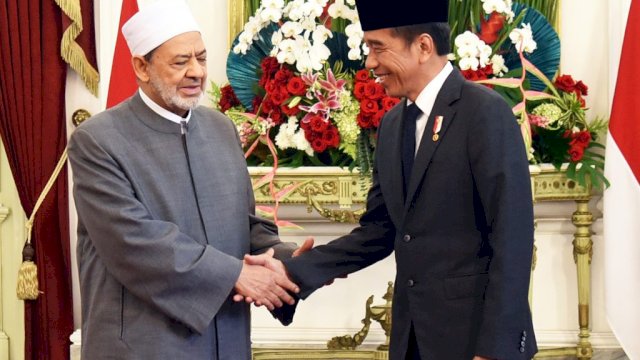 Presiden Jokowi dan Grand Syekh Al-Azhar Serukan Persatuan untuk Perdamaian Gaza