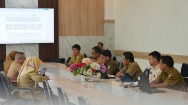 Bapenda Makassar Hadiri Rapat Evaluasi Ranperda dan Ranperkada yang Digelar Pemprov Sulsel 