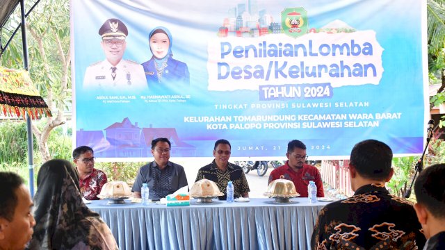 Kelurahan Tomarundung Palopo Masuk Nominasi Lomba Desa/Kelurahan