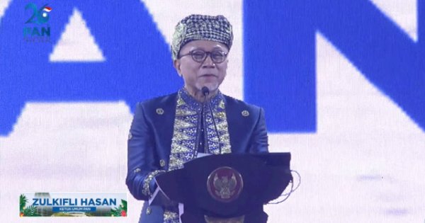 Zulkifli Hasan Terpilih Kembali sebagai Ketua Umum PAN Periode 2024-2029