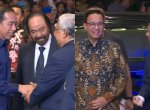 Jokowi Disambut Surya Paloh, Anies Kenakan Batik Saat Hadiri Kongres III NasDem