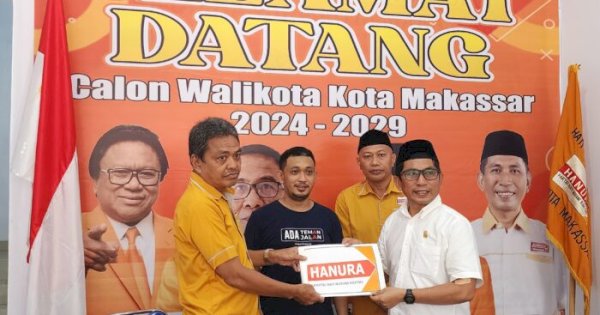 Politisi Hanura Dorong Rudianto Lallo Maju Pilwalkot Makassar