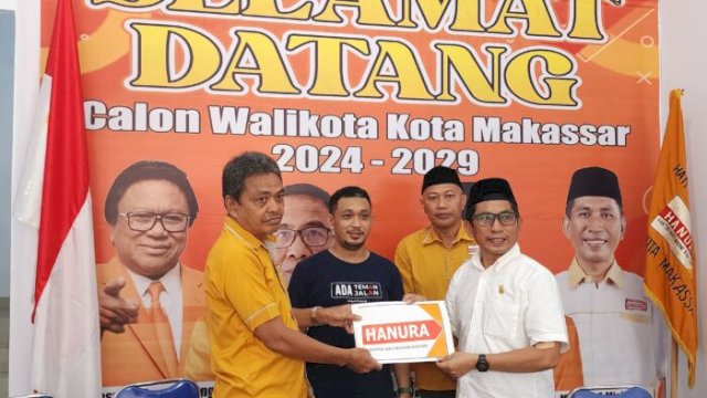 Politisi Hanura Dorong Rudianto Lallo Maju Pilwalkot Makassar