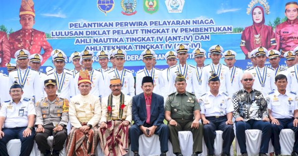 Asisten II Pemkot Palopo Hadiri Pelantikan SMK Pelayaran Samudera Nusantara Utama