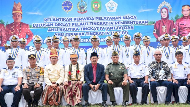 Asisten II Pemkot Palopo Hadiri Pelantikan SMK Pelayaran Samudera Nusantara Utama