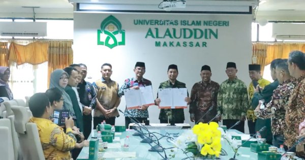 Pj Bupati Takalar Teken MoU dengan UIN Alauddin Makassar