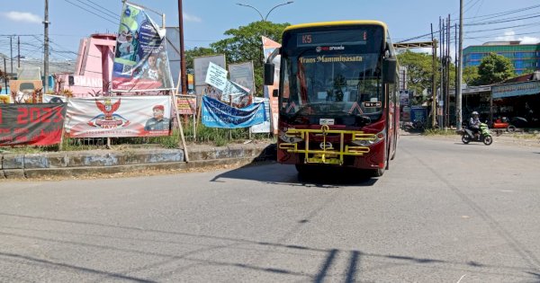 Sempat Berhenti, Bus Trans Maminasata Rute Teknik Unhas Kembali Dibuka 