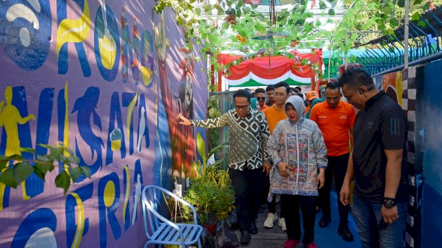 Indira Yusuf Ismail Apresiasi Lorong Wisata Ceria Jadi Inspirasi Kota Terbahagia di Dunia