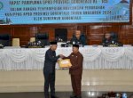 Pj Gubernur Gorontalo Serahkan Dokumen Nota Pengantar Rancangan KUA-PPAS APBDP 2024