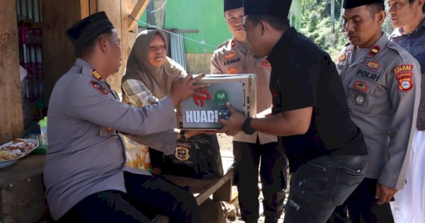 Kegiatan Sosial Huadi Group dan Polres Bantaeng Disambut Hangat Warga Uluere