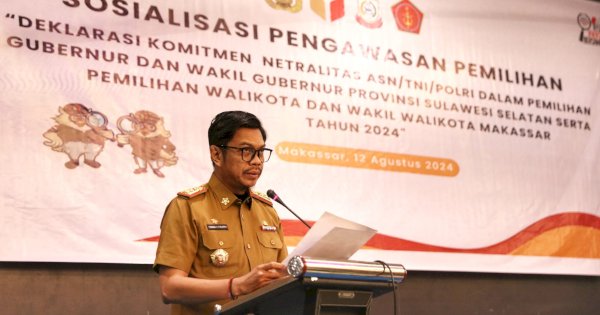 Menuju Pemilu Serentak 2024, PJ Sekda Makassar Tegaskan ASN Wajib Netral