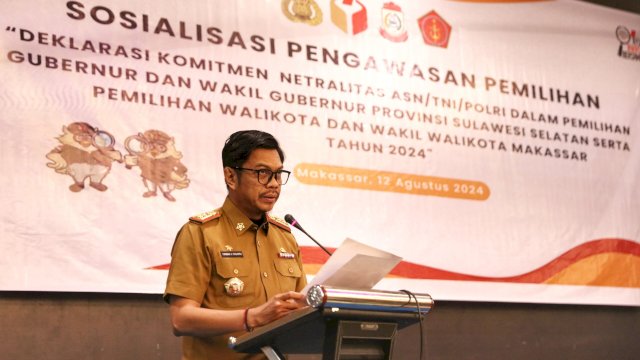 Menuju Pemilu Serentak 2024, PJ Sekda Makassar Tegaskan ASN Wajib Netral