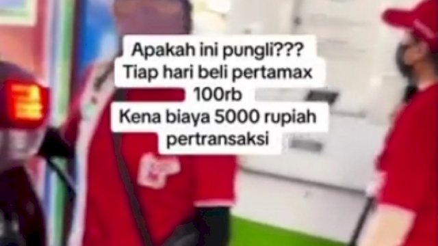 Viral Isi BBM Rp100 Ribu Kena Biaya Admin Rp5 Ribu, Petugas Pengisian Dipecat