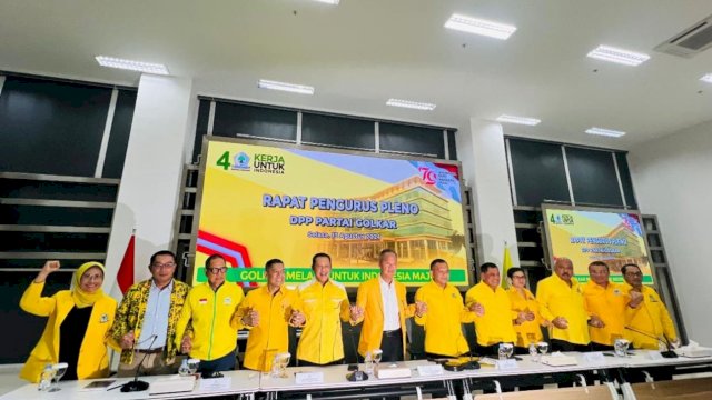 Pengangkatan Agus Gumiwang sebagai Plt Ketua Umum Partai Golkar diumumkan dalam rapat pleno partai yang digelar pada Selasa malam (13/8/2024).