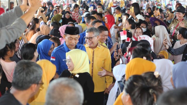 Ketua Golkar Sulsel Kembali Hadiri Kampanye Erat-Bersalam di Parepare