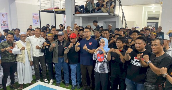 Lintas Ormas Deklarasi Dukung Sehati di Pilwalkot Makassar