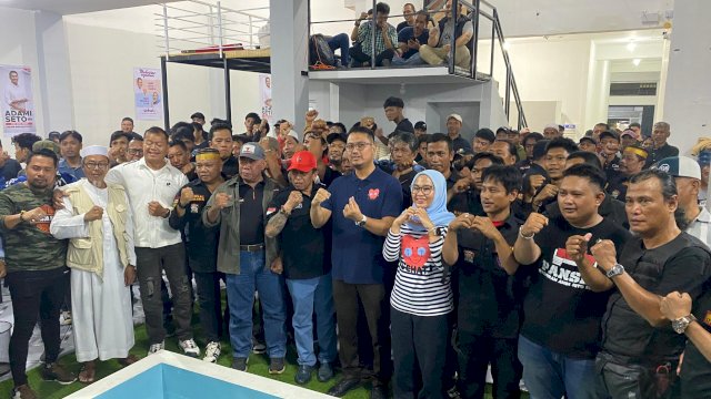 Lintas Ormas Deklarasi Dukung Sehati di Pilwalkot Makassar