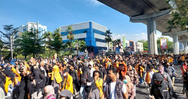 Gelombang Protes Mahasiswa Makassar, Menolak Revisi UU Pilkada Demi Menjaga Demokrasi