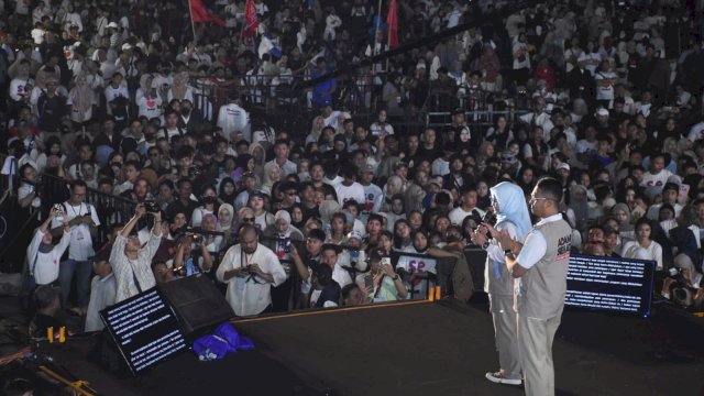 Meriahnya Deklarasi dan Konser Sehati, Seto-Kiki Siap Mengabdi untuk Masyarakat Kota Makassar