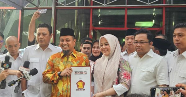 Gerindra Resmi Usung Andi Sudirman Sulaiman-Fatmawati Rusdi di Pilgub Sulsel