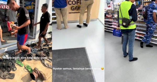 Viral Penampakan Minimarket di IKN, Pembeli Harus Lepas Alas Kaki