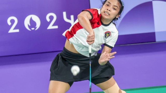 Dokumentasi Tunggal putri Indonesia, Gregoria Mariska Tunjung di Olimpiade Paris 2024. 