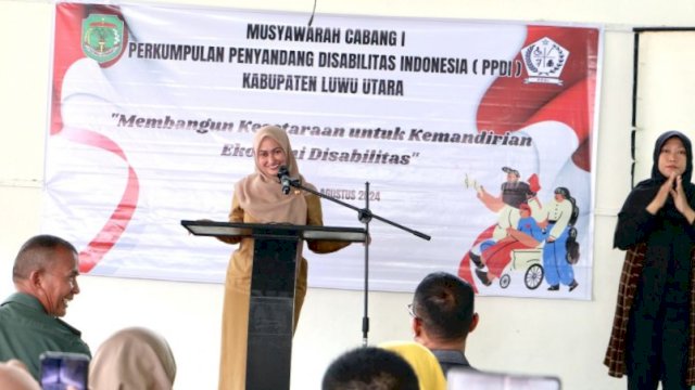 Perkumpulan Penyandang Disabilitas Luwu Utara Gelar Muscab Pertama, Ini Pesan Bupati Indah 