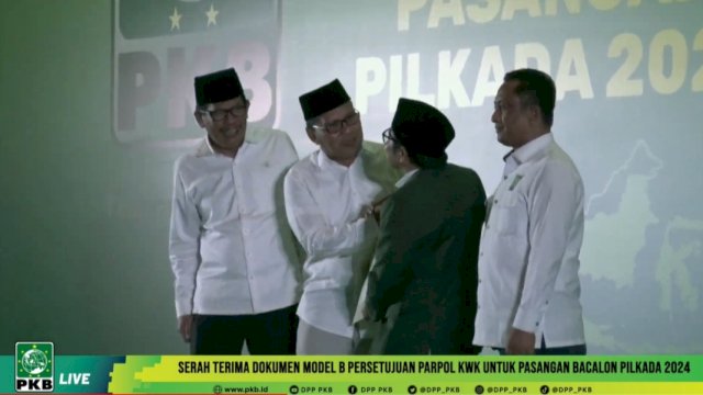 PKB Susul PDIP Serahkan Rekomendasi Resmi Danny-Azhar ke Pilgub Sulsel, PPP?