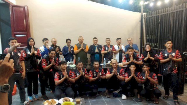 Ikatan Pencak Silat Indonesia (IPSI) Sulsel melakukan pertemuan dengan atlet, pelatih, dan ofisial jelang berlaga di PON 2024.