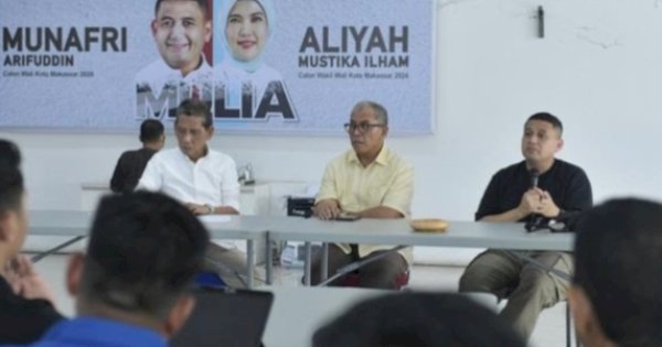 MULIA Imbau Ribuan Relawan Tertib saat Deklarasi dan Daftar KPU Makassar