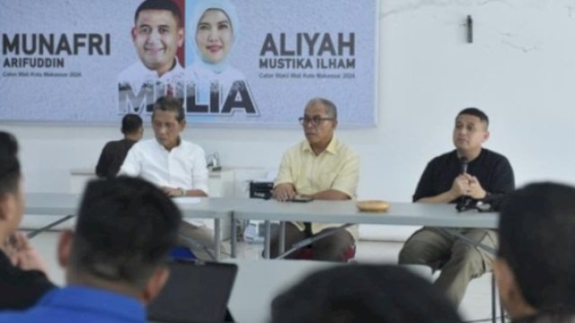 MULIA Imbau Ribuan Relawan Tertib saat Deklarasi dan Daftar KPU Makassar