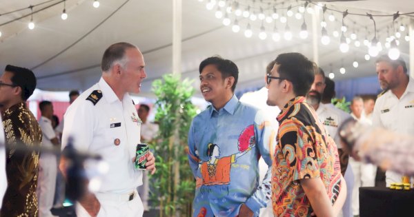 Pj Sekda Makassar Hadiri Reception Dinner di Kapal Perang Australia HMAS Perth 157