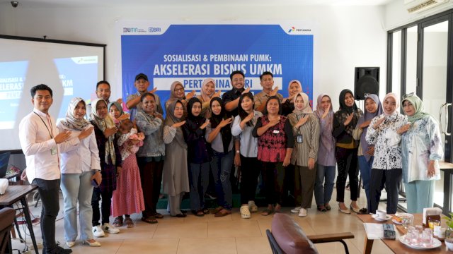 Lewat Program Sosialisasi dan Pembinaan Usaha, Pertamina dan BRI Dorong Pertumbuhan UMKM Makassar 