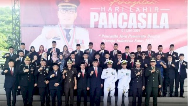 Kadis PM PTSP Helmy Budiman Hadiri Upacara Hari Lahir Pancasila 