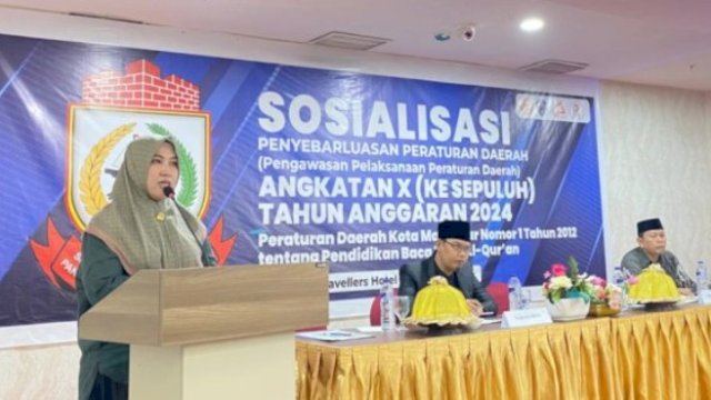 Anggota DPRD Makassar Ingatkan Orang Tua Agar Rajin Ajar Anaknya Baca Al-Quran