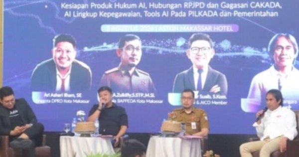 DPRD Makassar Gelar Diskusi Publik, Bahas Transformasi AI Dalam Pemerintahan dan Pilkada