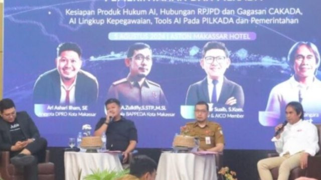 DPRD Makassar Gelar Diskusi Publik, Bahas Transformasi AI Dalam Pemerintahan dan Pilkada