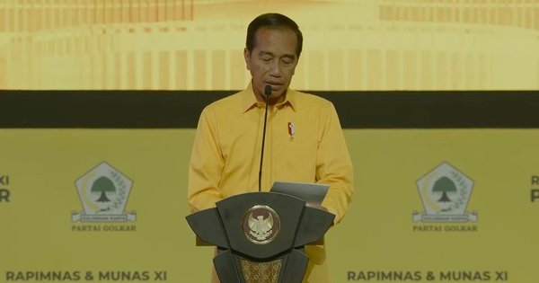 Ungkapan Jokowi di Penutupan Munas Golkar: Pohon Beringin Bawaannya Adem dan Sejuk