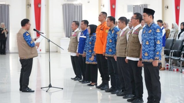 Palopo Zona Merah, Pj Wali Kota Kukuhkan Satgas Penanggulangan Bencana