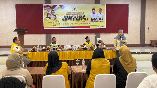 Golkar Mulai Panaskan Mesin Partai untuk Fauzi-Ajie di Pilkada Luwu Utara